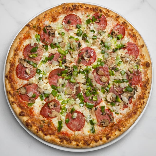 Extra Large (Halal) Special Pizza.