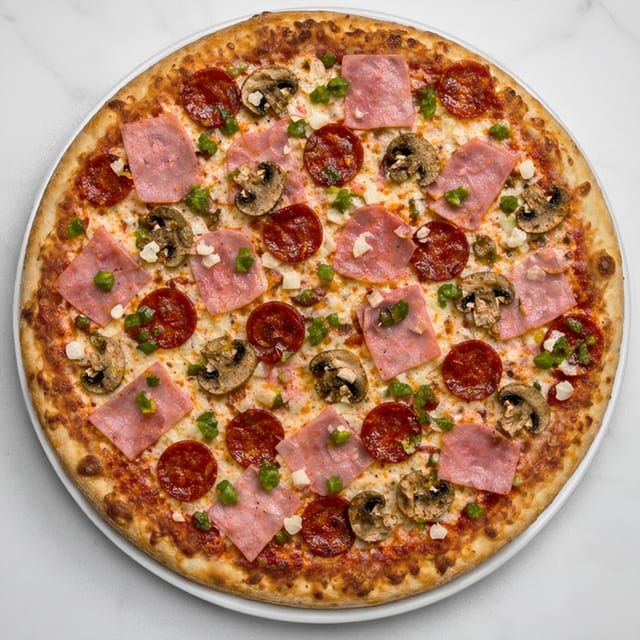 Extra Large Special Pizza.