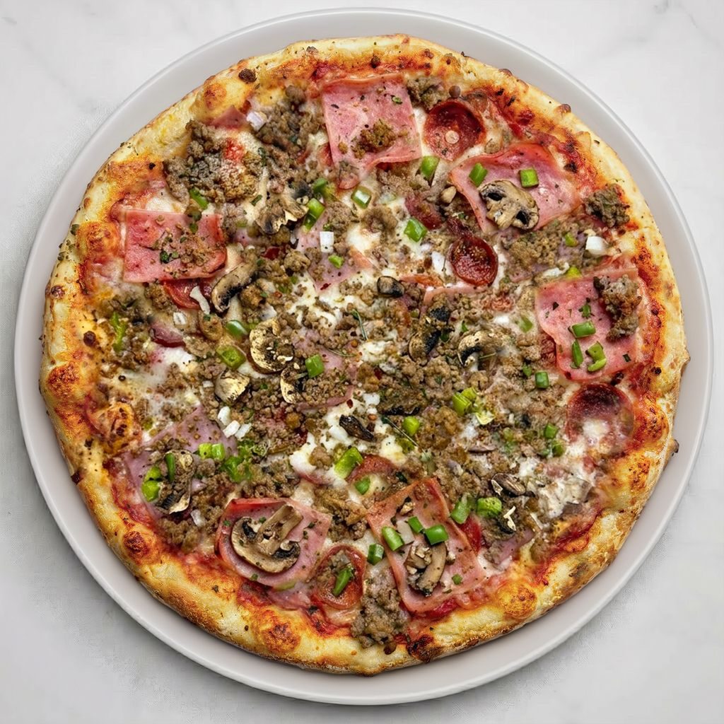 Large Supreme Pizza.