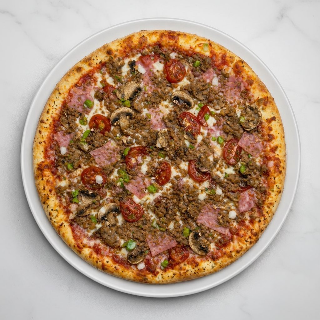 Medium Supreme Pizza.