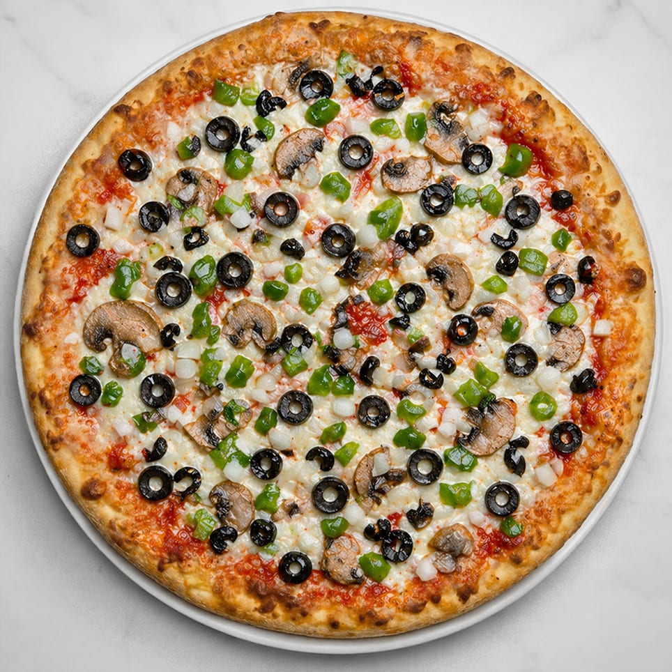 Extra Large Veggie Pizza.