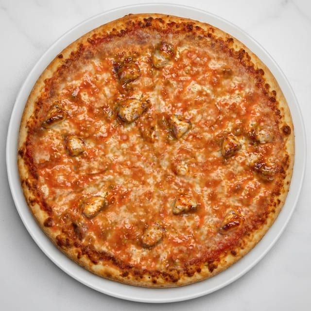 Large BBQ Chicken Pizza.