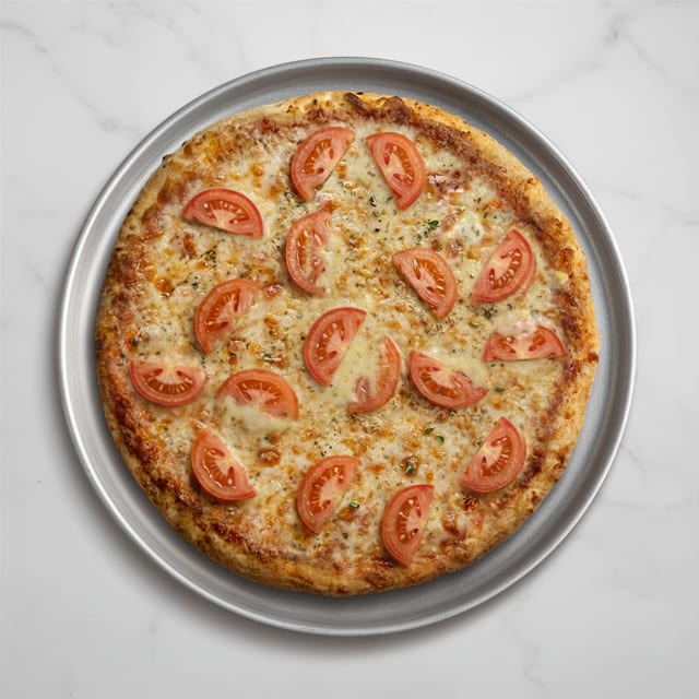 Medium Margherita Pizza.