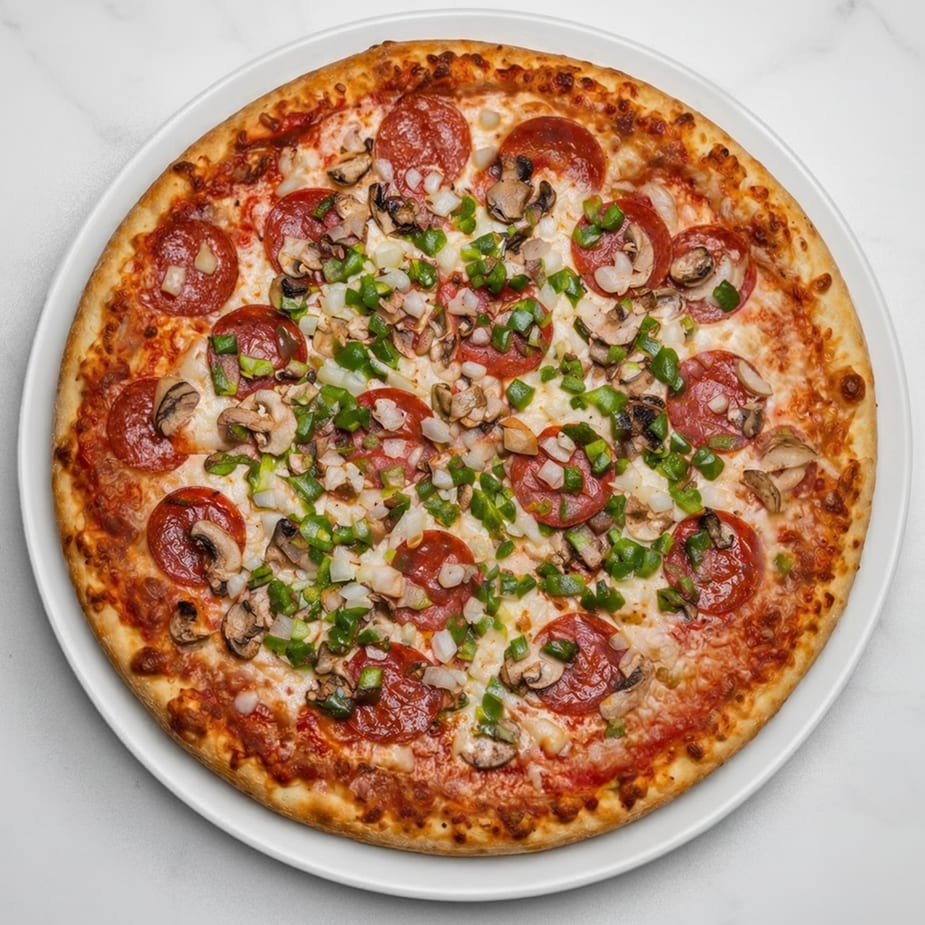 Large (Halal) Special Pizza.